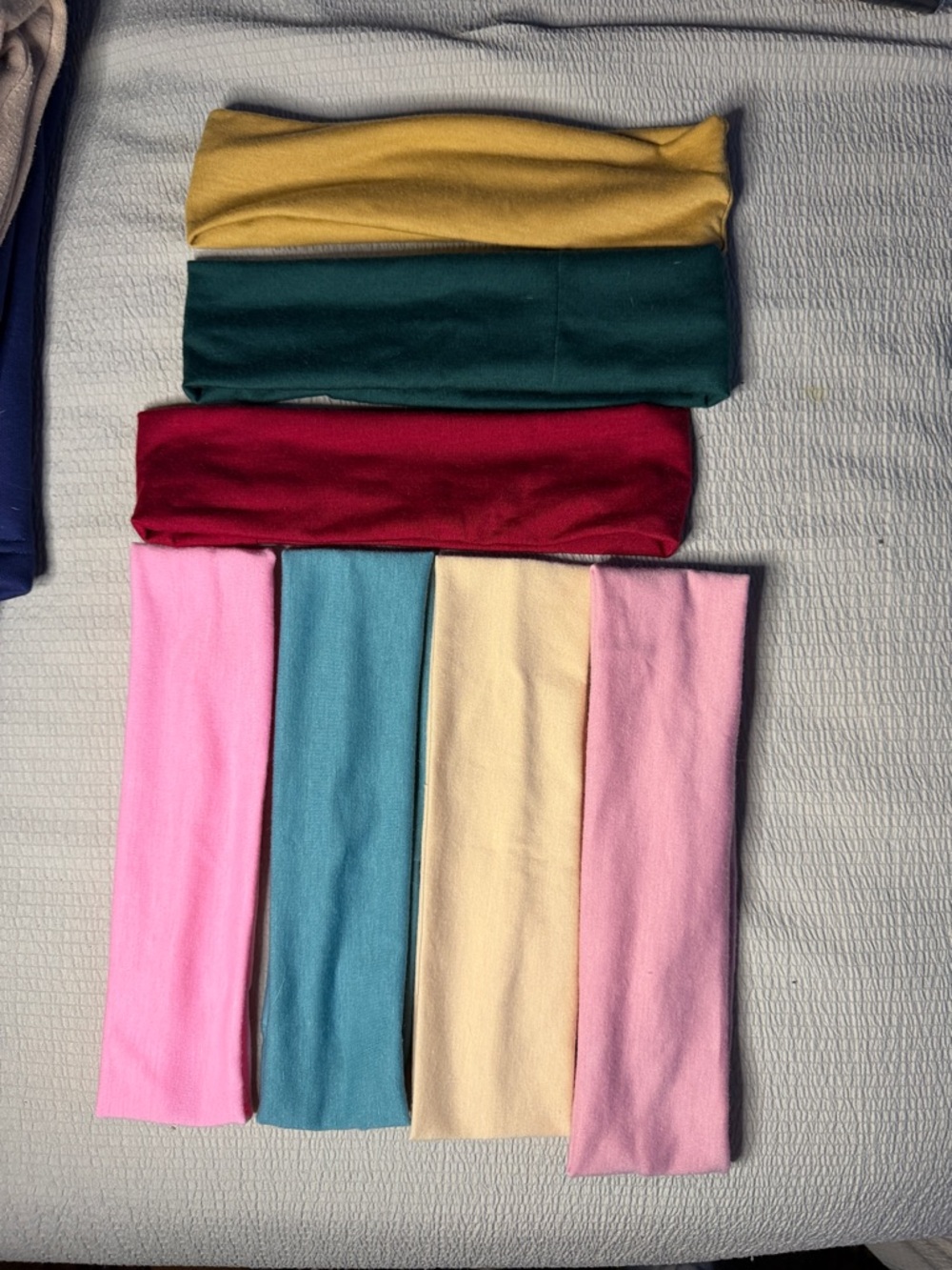 Solid Color Headbands Set